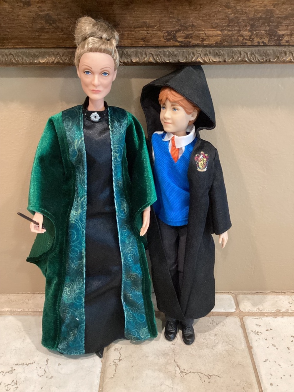 Lot of 2 Harry Potter Wizarding World Ron Weasley & Prof. McGonagall Dolls